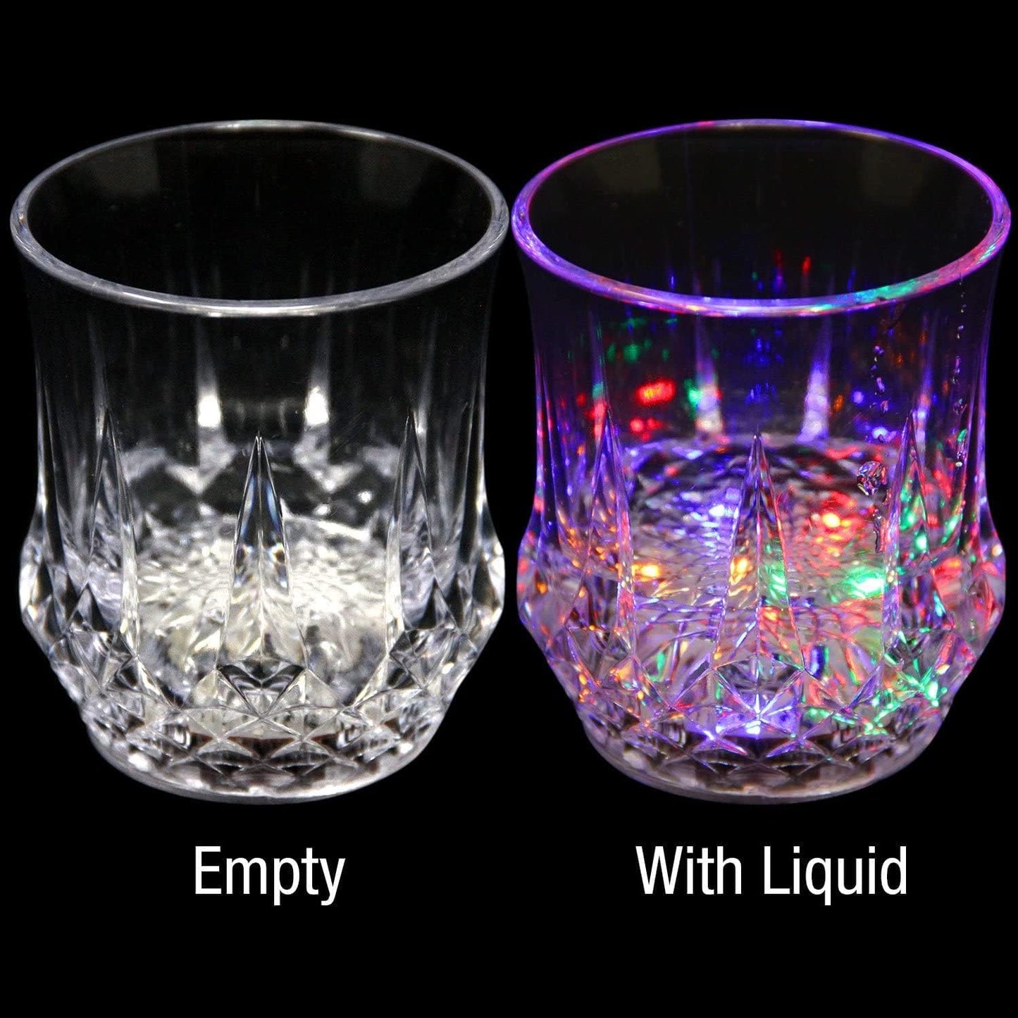 Luminous Cup 200 ml Cocktail Glass Colour Changing Champagne Cup Unique Colourful Pub Glass Restaurant Birthday
