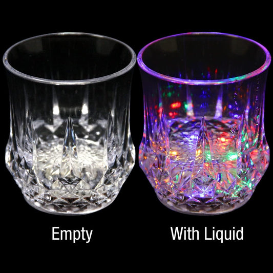 Luminous Cup 200 ml Cocktail Glass Colour Changing Champagne Cup Unique Colourful Pub Glass Restaurant Birthday